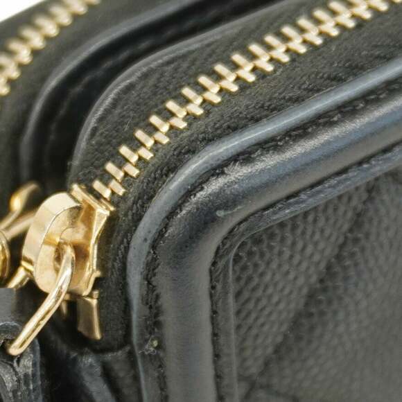 CHANEL Black Caviar Leather Wallet - Picture 6 of 13